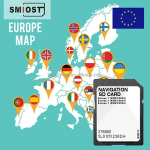 SMIOST Navi per Skoda navigazione Micro GPS Sdxc modificabile CID SD Card Navig Yeti 32gb Amundsen Octavia