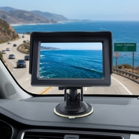 Monitor de Reversa para Auto de 4.3 Pulgadas con Pantalla LCD, Parasol y Pantalla Digital
