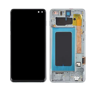 Écran LCD de téléphone portable de haute qualité pour Samsung S10 + S10 Plus, remplacement d'écran avec cadre