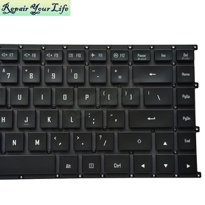 Clavier d'ordinateur portable rétroéclairé en anglais américain pour Gigabyte <span class=keywords><strong>AERO</strong></span> 16 XE4 XE5 <span class=keywords><strong>OLED</strong></span> BKF BSF RP86 27703-KRNR6-S10S, nouveau clavier noir - Product Image 2