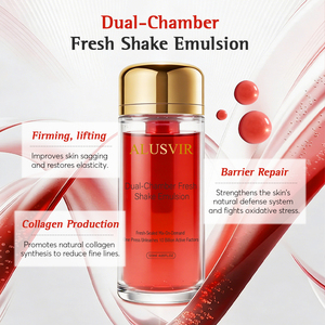 Produits de soin de la peau en marque privée, sérum <span class=keywords><strong>double</strong></span> pour le visage innovant au saumon PDRN NAD, anti-âge, éclaircissant, raffermissant, avec PDLA - Product Image 5