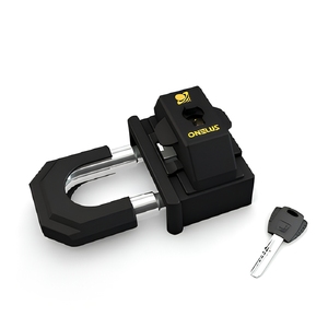 ONELUS Steel Car Gear <b>Lock</b> Anti-Theft Security 3 Keys-Easy Installation Direct Manufacturer Model 8 Vehicle Use - Product Image 1