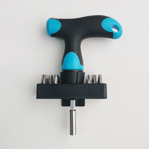 Lixin Tools 18Pc Wall Mounted Ratchet Screwdriver Crv <b>Bits</b> <b>Torx</b> Magnetic Set Metric Diy - Product Image 1