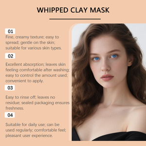 Mascarilla de barro para limpieza de poros, limpieza diaria de la piel del rostro, suave y no aprieta, mascarilla práctica. - Product Image 3