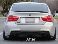 Upgrade Ke E90 LCI M-tech Style Bodykit Set Bodi Bumper Depan dan Belakang untuk Suku Cadang Mobil BMW Seri 3 E90 E91 2009-2011
