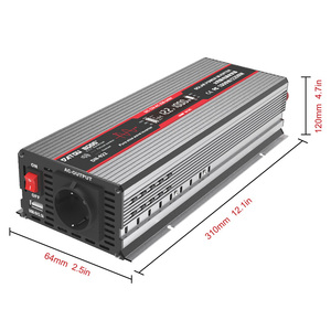 DATOUBOSS CE RoHS Utilisation extérieure/commerciale, expédition rapide depuis les entrepôts US/DE/JP 1000W 12V/24V Onduleur de voiture à onde sinusoïdale <span class=keywords><strong>pure</strong></span> 12v 220v - Product Image 6