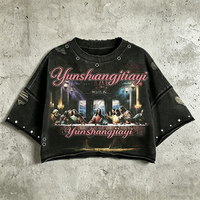 Setelan 2 Potong Kaos dan Celana Pendek Streetwear Custom Berkualitas Tinggi dengan Logo, Kancing Rhinestone, dan Desain Breaker untuk Pria