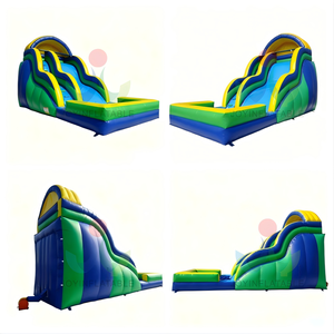 Château gonflable commercial <span class=keywords><strong>avec</strong></span> toboggan <span class=keywords><strong>aquatique</strong></span> pour enfants - Product Image 2