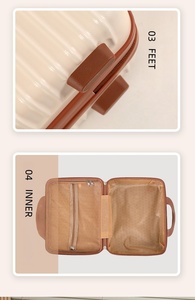 14-16 Inch Durable Fashionable ABS Mini Travel Suitcase Large Capacity Portable Zipper Candy Pattern <strong>Cosmetic</strong> Makeup <strong>Bag</strong> - Product Image 5