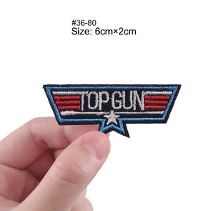 Parche bordado de <span class=keywords><strong>Top</strong></span> <span class=keywords><strong>Gun</strong></span>, etiqueta de nombre de Pete <span class=keywords><strong>Maverick</strong></span>/Nick Goose, parche de brazo de uniforme de vuelo de la Marina de - Product Image 4