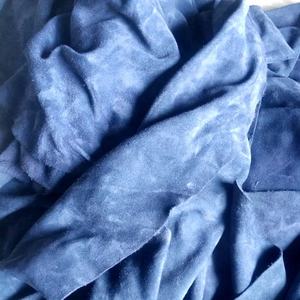 Genuine Cow Split <b>Suede</b> Leather Piece in Solid Color for Boot/Bag Making Leather Shoes - Product Image 1