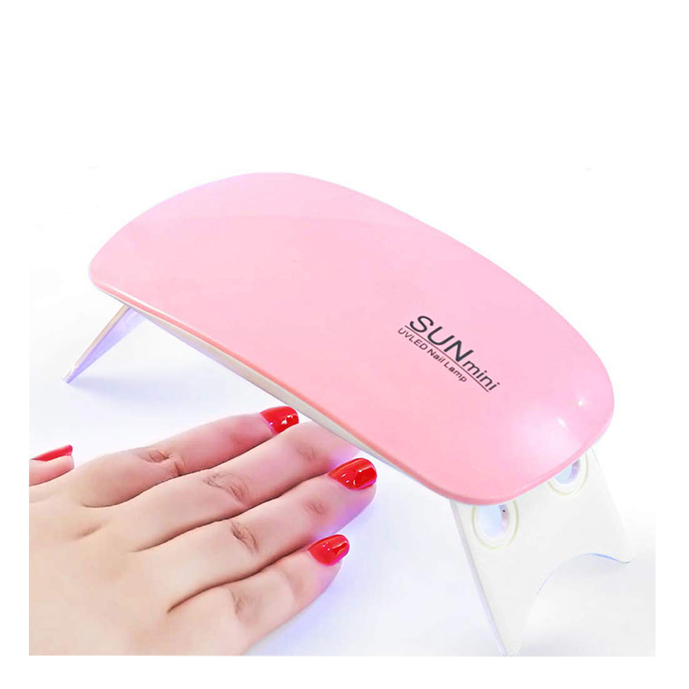 Энергосберегающий и портативный солнечный свет Shenzhen Iksbeauty, Мини Портативная УФ-лампа для ногтей, сушилка 6 Вт, светодиодная быстросохнущая