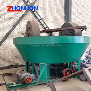 Mejor <span class=keywords><strong>Precio</strong></span> 1000 1100 Equipo Pequeño para Minería de Oro Molino de Ruedas Máquina de Molienda de Doble Rueda - Product Image 2