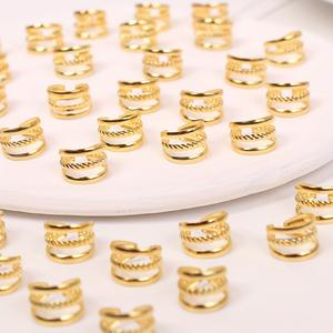 Teumshein – anneaux pour cheveux Dreadlocs, 40 pièces, accessoires de tressage couleur or pour coiffure DIY - Product Image 3