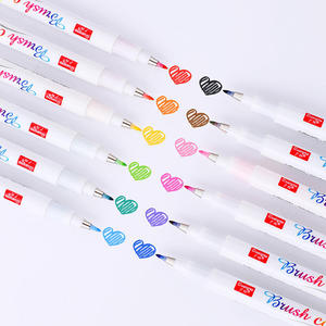 Ensemble de 12 stylos marqueurs à pointe pinceau à encre à base d'eau, pour l'art, le <span class=keywords><strong>calligraphie</strong></span>, le journaling et le lettering - Product Image 3