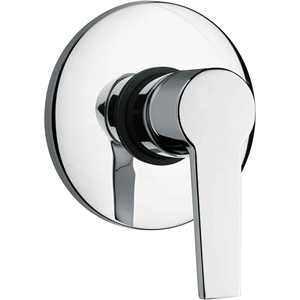 Mélangeur de douche à levier unique chromé LE MANS Outil de tournage à encastrer - Product Image 1