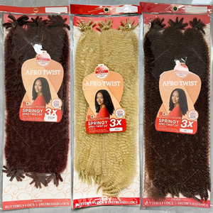 Prix Bas de Gros 500g Cheveux Afro Crépus Bouclés en Vrac Cheveux au Crochet Tresses Africaines Yanky Twist Locs Extensions - Product Image 2