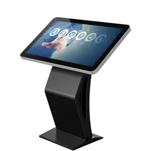 43 inch K Shape Stand Android WiFi IR Touch Screen Monitor for Self Service Map Display Digital Sigange Media Palyer