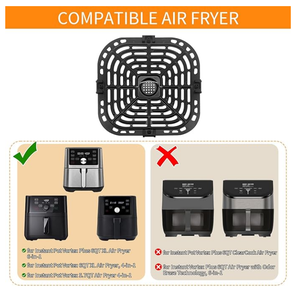 Bandeja <span class=keywords><strong>de</strong></span> Repuesto y Accesorios para <span class=keywords><strong>Freidora</strong></span> <span class=keywords><strong>de</strong></span> <span class=keywords><strong>Aire</strong></span> <span class=keywords><strong>Gourmia</strong></span> GAF685/GAF735 <span class=keywords><strong>de</strong></span> 6 Cuartos (Plato para Asar, Rejilla para Freír) - Apto para Lavavajillas - Product Image 3