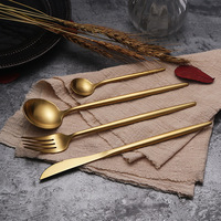 Ensemble de couverts en acier inoxydable poli miroir 18/10, durable, réutilisable, compatible lave-vaisselle, couteau, fourchette, cuillère, pour cadeaux