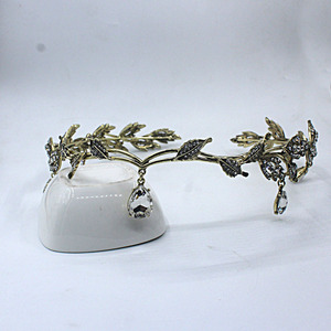 Rhinestone Crown Hair Accessory for Women Bridal Maang <strong>Tikka</strong> <strong>Headpiece</strong> - Product Image 6