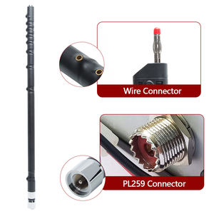 ABBREE HF-3 многодиапазонный HF VHF телескопическая антенна 3,5-50 МГц <span class=keywords><strong>PL</strong></span>-259 разъем широкополосный радиочастотный трансивер для CB мобильное радио - Product Image 4