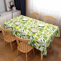 Nappe en vinyle de haute qualité, nappe en PVC, nappe en plastique pour table de cuisine et de salle à manger