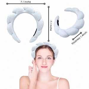 Wholesale Cloth <b>Sponge</b> Spa Headbands for Women-<b>Face</b> Care Towel & Makeup Hairband - Product Image 5