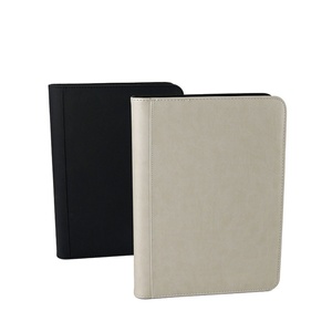 Manufacturer Customize High Quality Acrylic PU Card Display Frame 9 Pockets Custom Logo Luxury Business Cards Storage Display - Product Image 1
