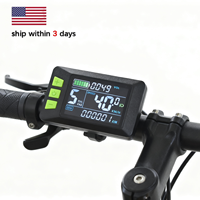 Ordinateur de vélo multifonction étanche avec écran LCD Traqueur électronique de vitesse et de distance en temps réel pour cyclistes Ebikers