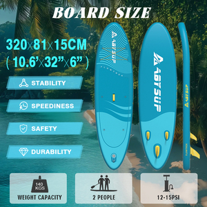 Planche à pagaie <span class=keywords><strong>gonflable</strong></span> la plus vendue, planche SUP portable et légère, idéale <span class=keywords><strong>pour</strong></span> les débutants, <span class=keywords><strong>pour</strong></span> les lacs et les rivières - Product Image 3
