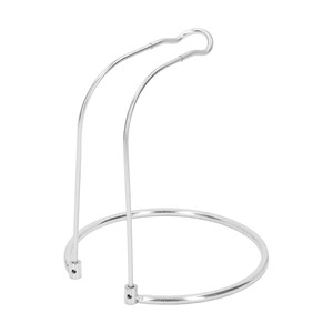 สปินนิ่งรีลสปินนิ่งสแตนเลสแบบสั้นโครงตัวยูฐานกลมน้ำหนักเบาถอดออกได้ขาตั้งเกียร์ตกปลาสีเงิน - Product Image 4