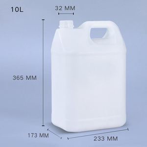 Conteneur carré de 10 litres en PEHD de qualité alimentaire pour échantillons de liquides chimiques, emballage en plastique biodégradable pour le stockage de colle et de peinture - Product Image 4