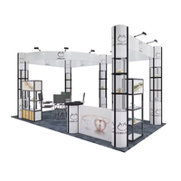 Tian Lang Vente en gros de tours cylindriques modulaires en aluminium 10x10 Stand d'exposition portable Stand d'exposition
