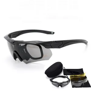Custom Logo Safety Glasses Anti-scratch Outdoor CS Explosion-proof Shooting Glasses Windproof Tactics Goggles