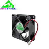Ventilateur axial DC 7025 12V 24V 4 broches à roulement à billes silencieux haute vitesse pour le refroidissement des cartes graphiques GPU