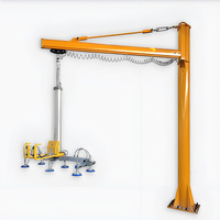 Nouveau Grue à flèche de manutention de matériaux 150kg 300kg 500kg avec ventouse pneumatique pour verre et tôles