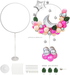 hintcan Party supplier Balloon stand table Display Circle balloon arch stand base plastic for Decoration