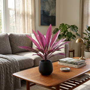 Arbre artificiel en polyester effet sang de dragon, éco-responsable, pour décoration intérieure et extérieure, plantes à <span class=keywords><strong>feuilles</strong></span> vertes, Thanksgiving, Nouvel An - Product Image 3