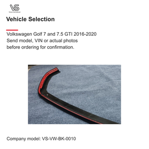 ชุดลิ้นกันชนหน้าสำหรับรถโฟล์คสวาเกน กอล์ฟ 7 และ 7.5 GTI ปี 2016-2020 - Product Image 2