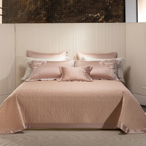Juego de Cuatro Piezas de Ropa de Cama de Seda y Algodón de Alta Calidad y Precisión de Sunny Textile - Product Image 5