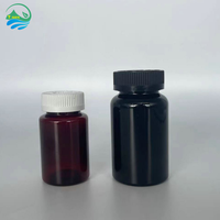 Bouteilles en plastique PET de 100cc et 120cc pour pilules, vitamines et médicaments, avec bouchon à vis et impression sérigraphiée, vente en gros