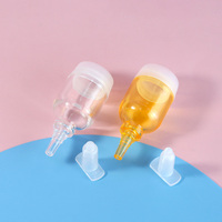 5ml 10ml 15ml vide PS ampoule en plastique visage soins de la peau Essence sérum bouteille à presser pour emballage cosmétique
