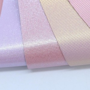 Hot Selling Multi-color Smooth Hand-feeling Shiny Pearlized Embossing Faux PU Synthetic <strong>Leather</strong> for Shoe Upper - Product Image 3