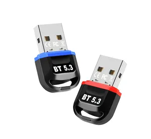 Transmissor de áudio sem fio bt604, mini adaptador v5.3 ats2851 usb bluetooth para pc tv e conectar dispositivos bluetooth