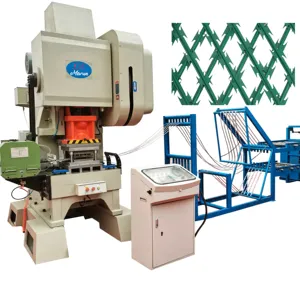 Máquina de fabricación de malla de alambre de púas de maquinilla de afeitar de alta velocidad (Fábrica) Fabricante