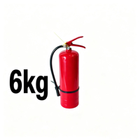 Extincteur ABC manuel robuste de 6 kg, appareil durable pour la prévention des incendies en intérieur et en extérieur