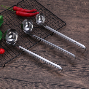 Cucharón para Sopa de Acero Inoxidable, Venta al por Mayor, Mango Antideslizante, Utensilios de Cocina para el Hogar y Restaurantes - Product Image 3