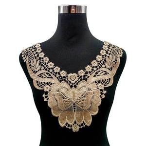 Adornos para mujer, cuello bordado, encaje soluble en agua, cuello falso 3D para vestidos de mujer - Product Image 1