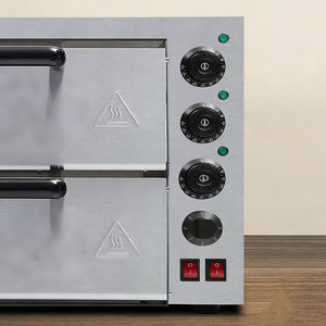 Horno Eléctrico Comercial de Doble Piso para Pizza con Temporizador, Totalmente de Acero Inoxidable, de Alta Capacidad para Restaurantes con Gran Demanda - Product Image 6